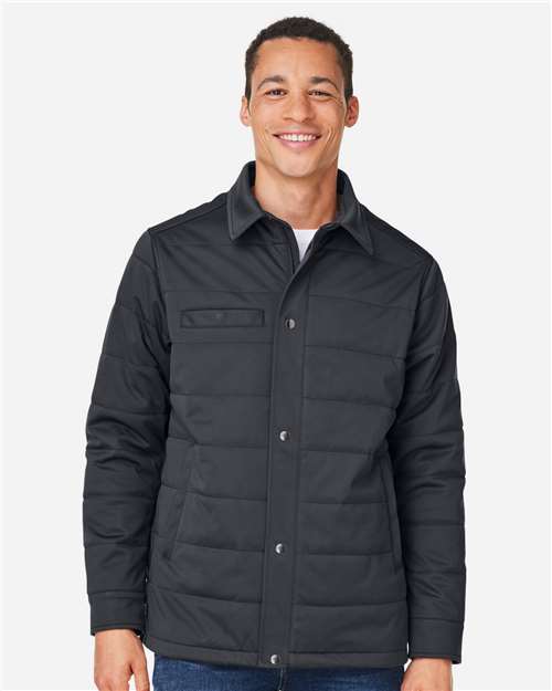 Harriton Unisex Guardian Soft Shell Chore Coat - M821 Dark Charcoal