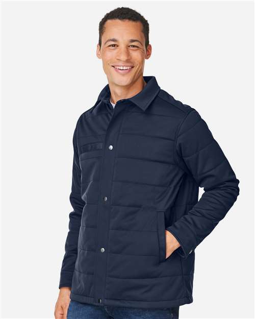 Harriton Unisex Guardian Soft Shell Chore Coat - M821 Dark Navy