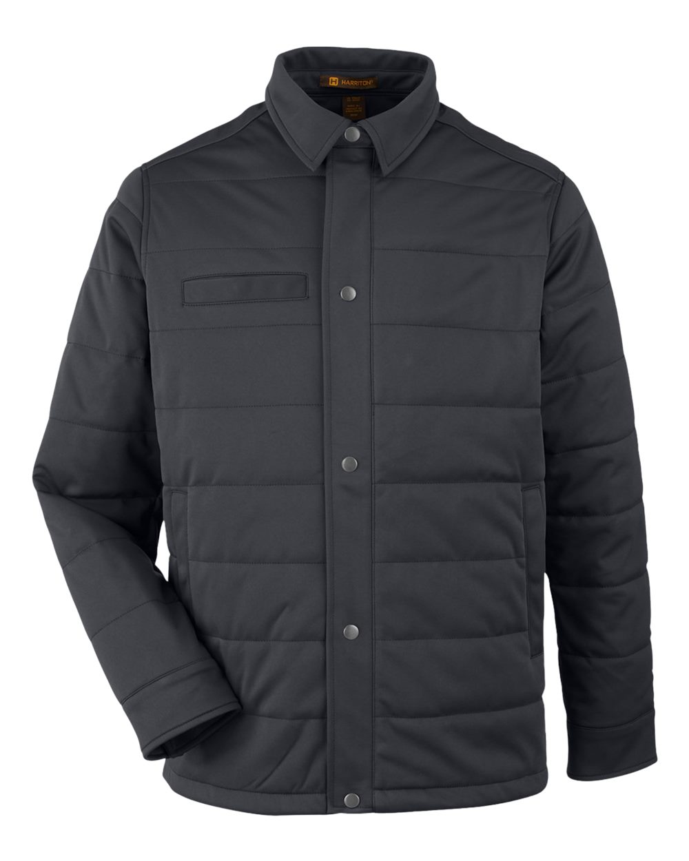 Harriton Unisex Guardian Soft Shell Chore Coat - M821 Dark Charcoal