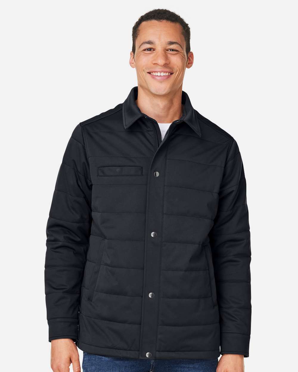 Harriton Unisex Guardian Soft Shell Chore Coat - M821 Black