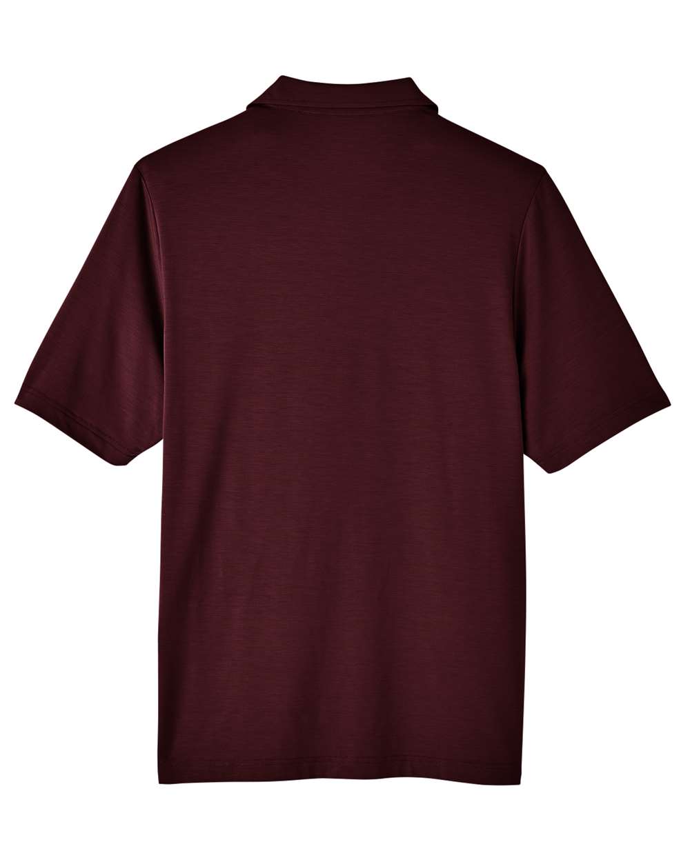 North End Men's JAQ Snap-Up Stretch Performance Polo - NE100 Burgundy