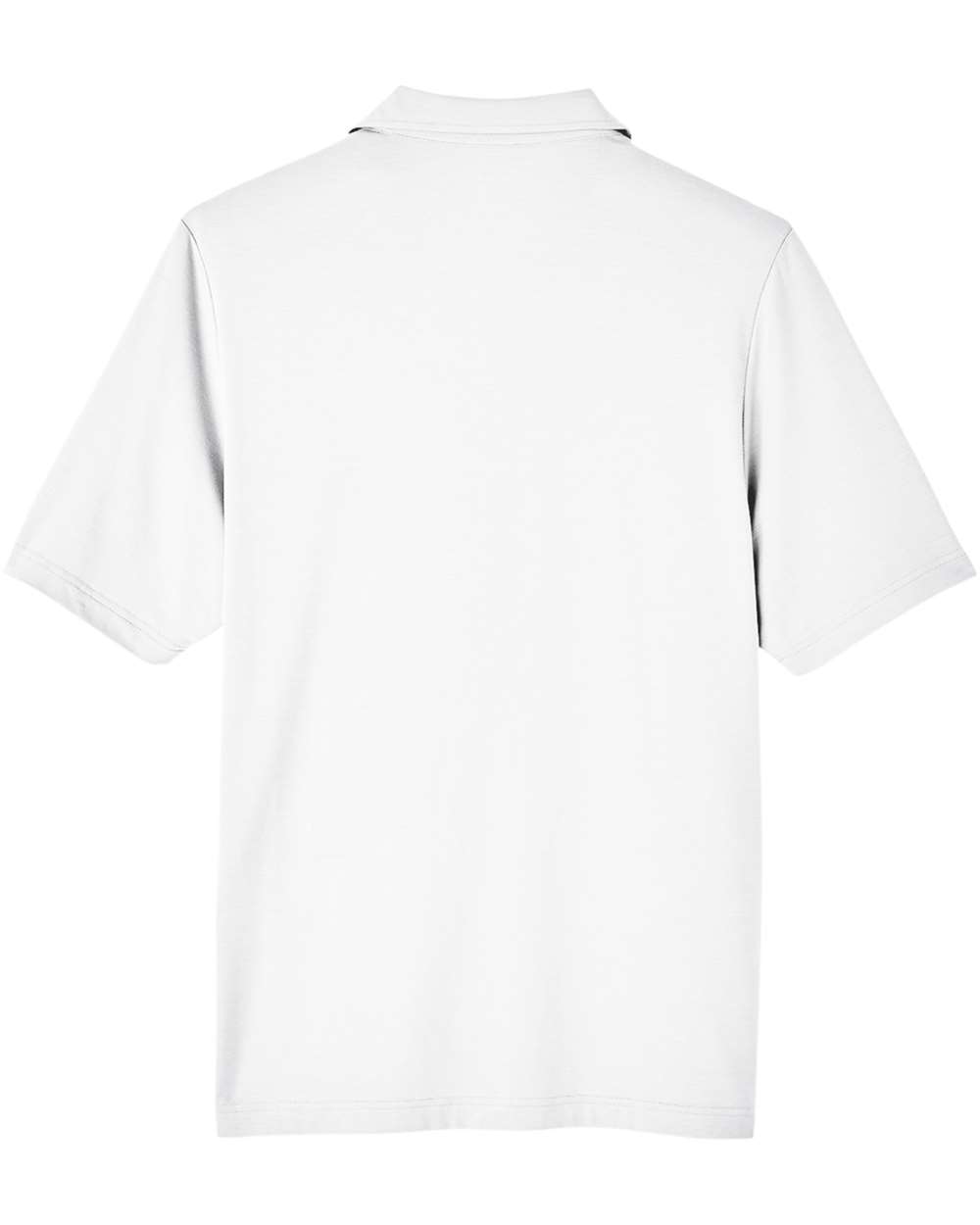 North End Men's JAQ Snap-Up Stretch Performance Polo - NE100 White
