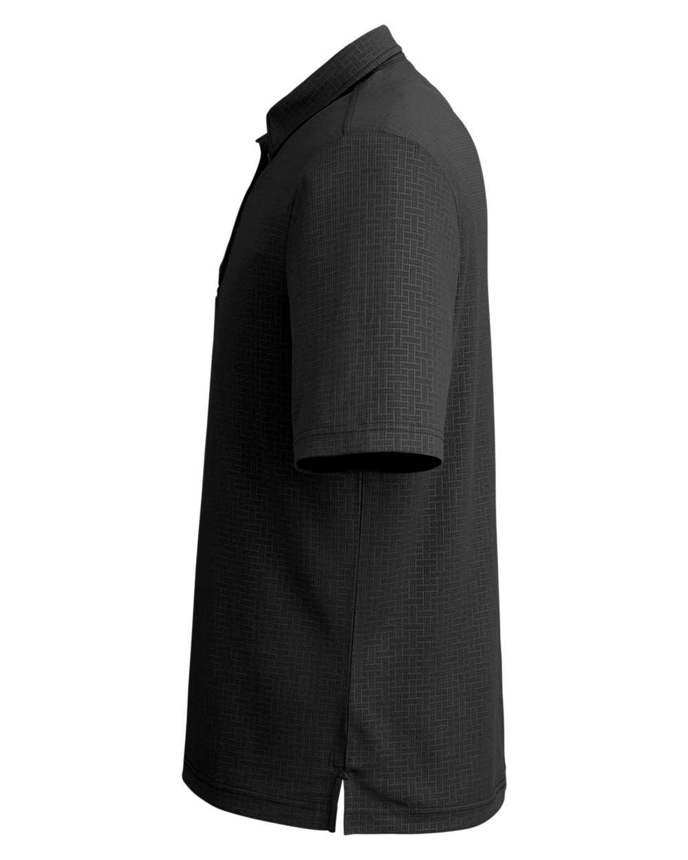 North End Men's Replay Recycled Pique Polo - NE102 Black