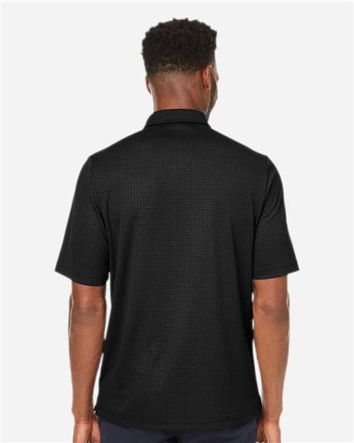 North End Men's Replay Recycled Pique Polo - NE102 Black