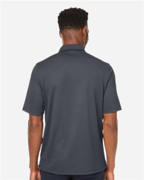 North End Men's Replay Recycled Pique Polo - NE102 Carbon