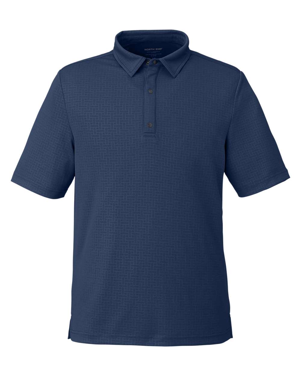 North End Men's Replay Recycled Pique Polo - NE102 Classic Navy