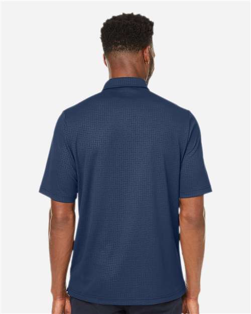 North End Men's Replay Recycled Pique Polo - NE102 Classic Navy