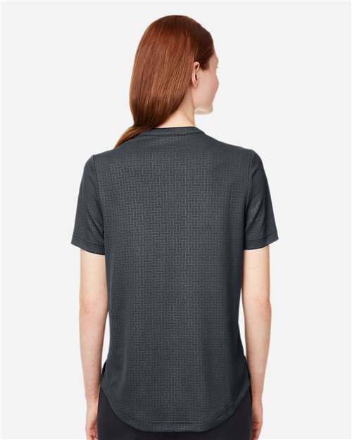 North End Women's Replay Recycled Polo - NE102W Carbon