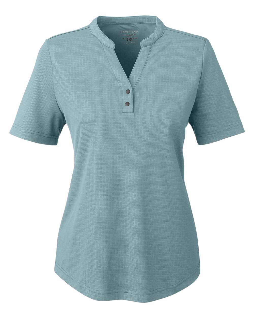 North End Women's Replay Recycled Polo - NE102W Opal Blue