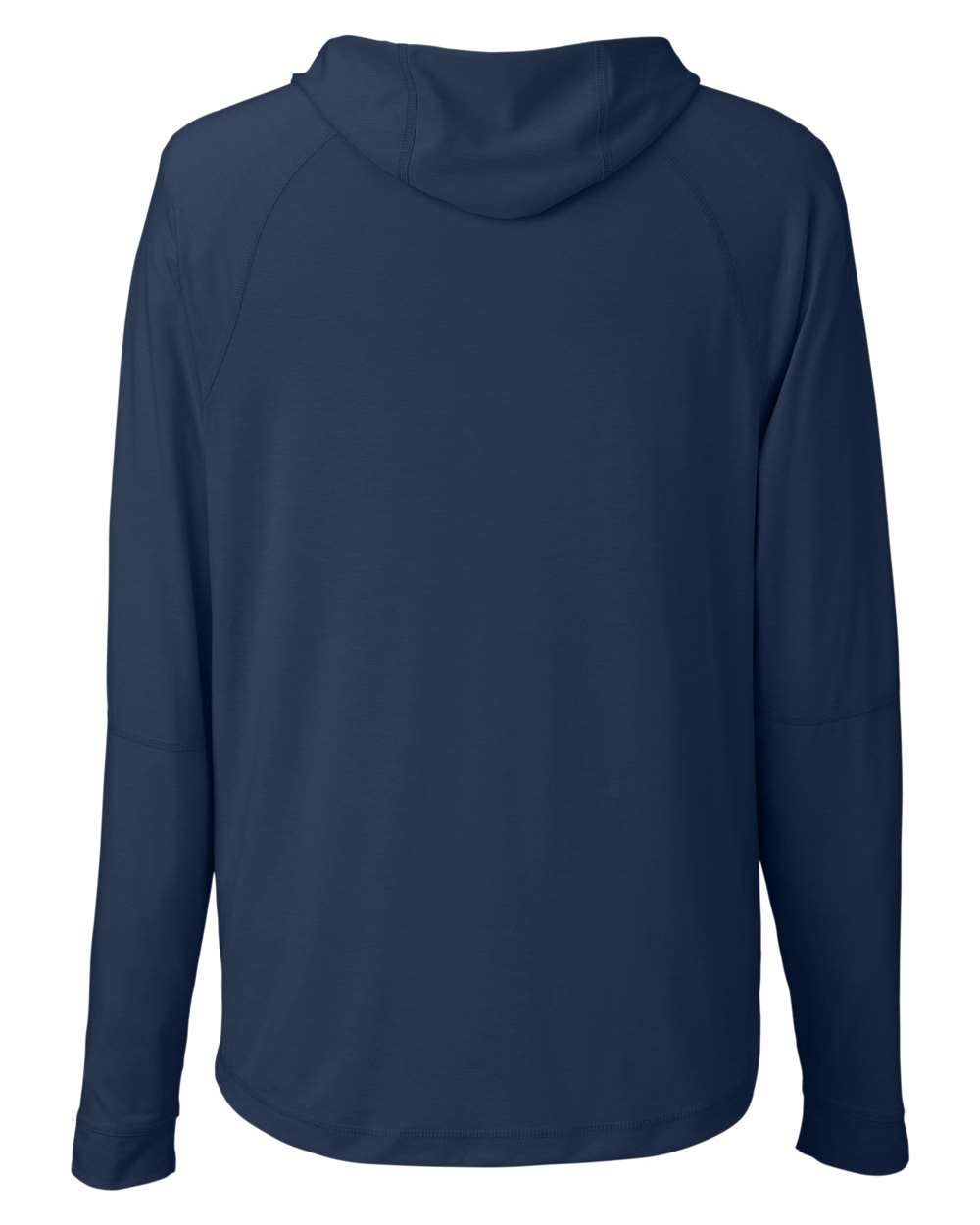 North End Unisex JAQ Stretch Performance Hooded Long Sleeve T-Shirt - NE105 Classic Navy