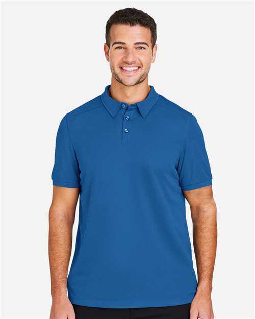North End Men's Express Tech Performance Polo - NE112 Light Nautical Blue