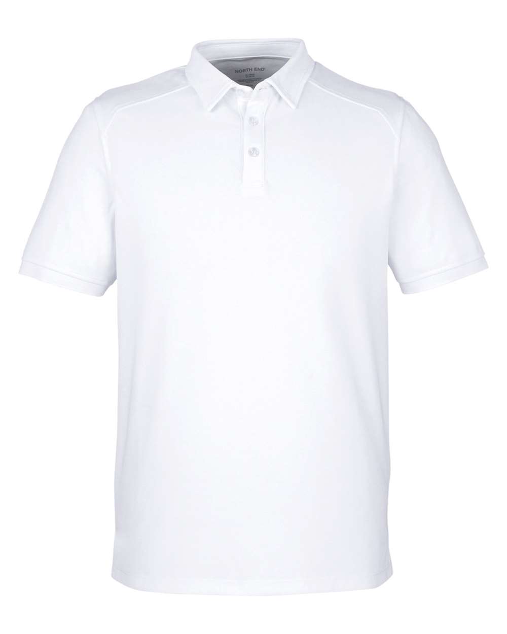 North End Men's Express Tech Performance Polo - NE112 White