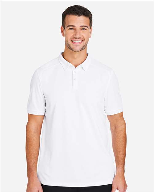 North End Men's Express Tech Performance Polo - NE112 White
