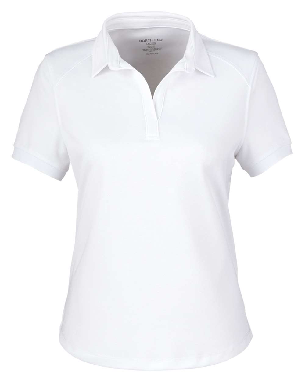 North End Women's Express Tech Performance Polo - NE112W White