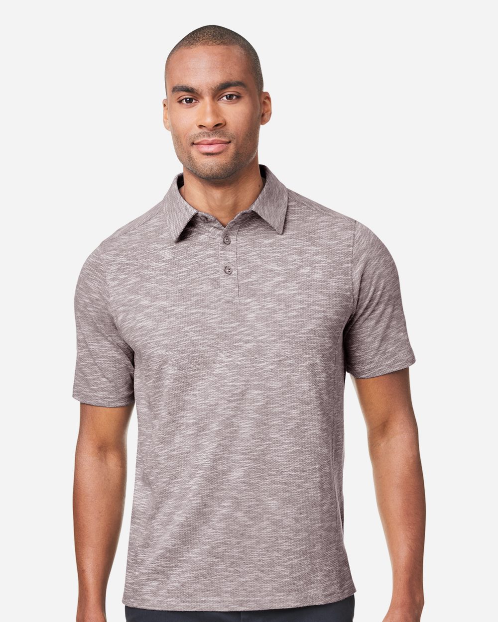 North End Men's Eclipse Jacquard Polo - NE115