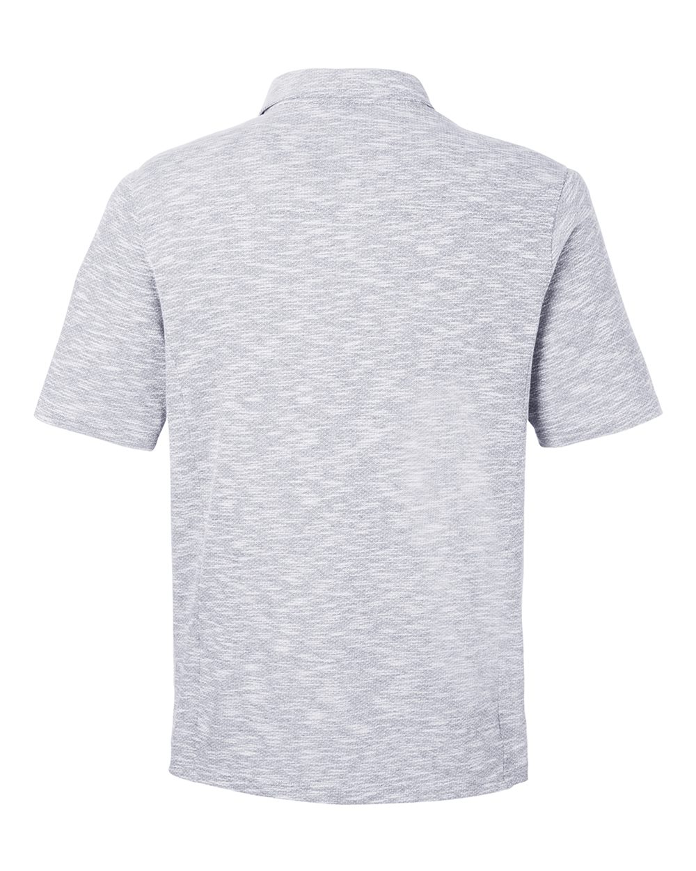 North End Men's Eclipse Jacquard Polo - NE115 Platinum Heather