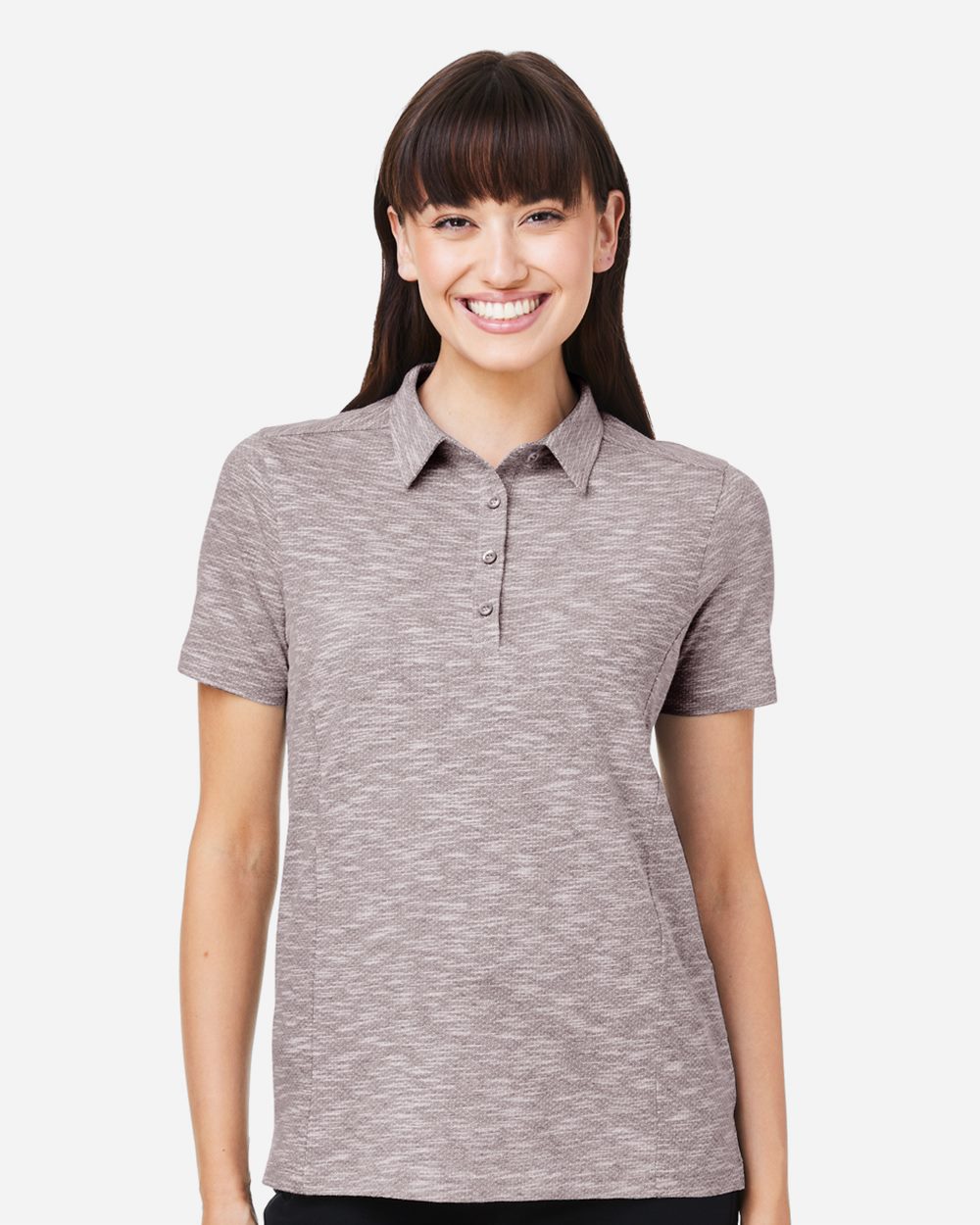 North End Women's Eclipse Jacquard Polo - NE115W