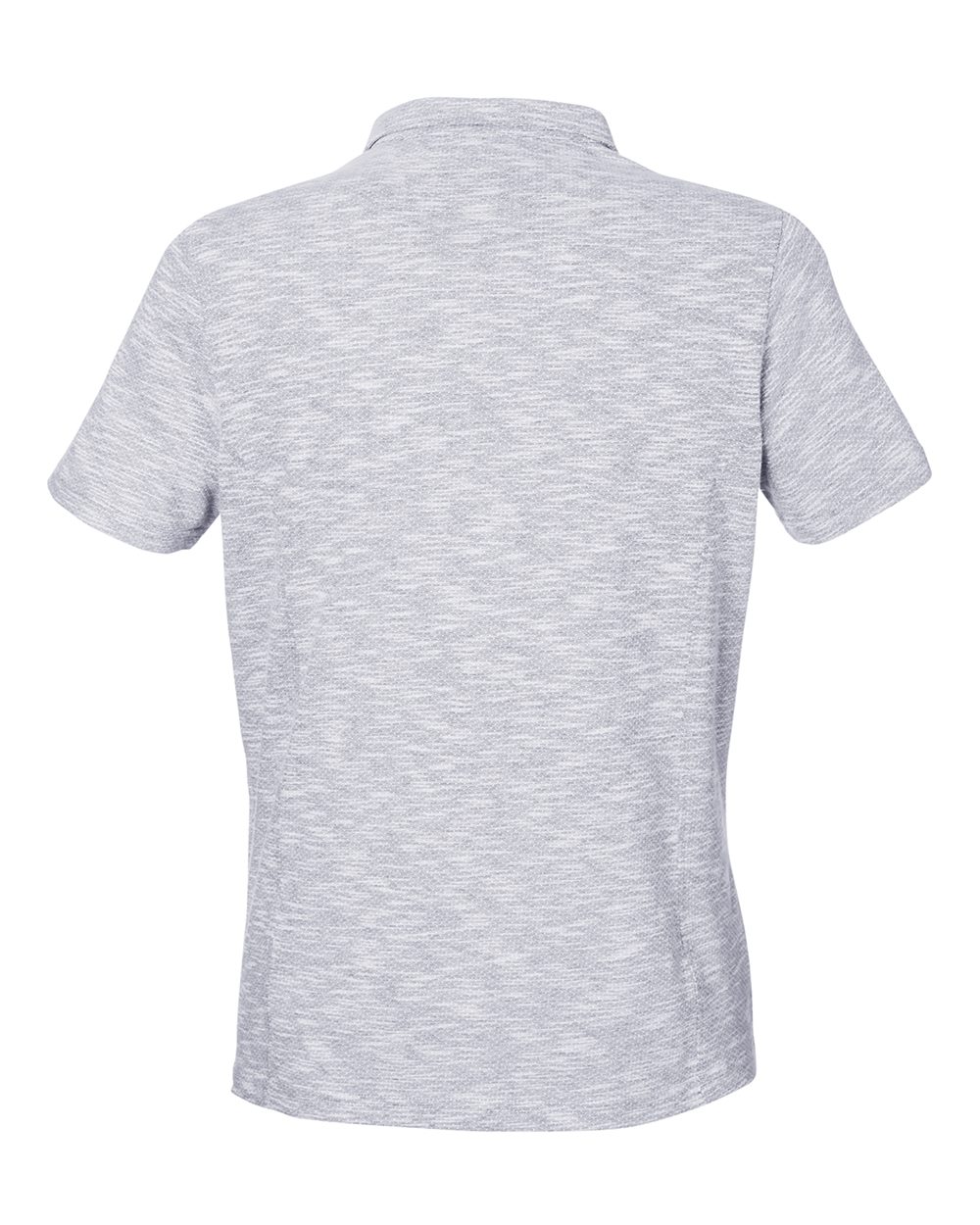 North End Women's Eclipse Jacquard Polo - NE115W Platinum Heather