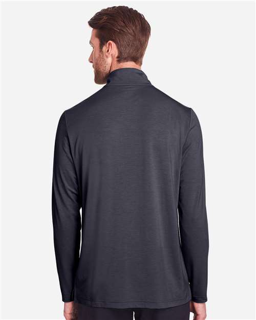North End Men's JAQ Stretch Performance Snap-Neck Pullover - NE400 Carbon