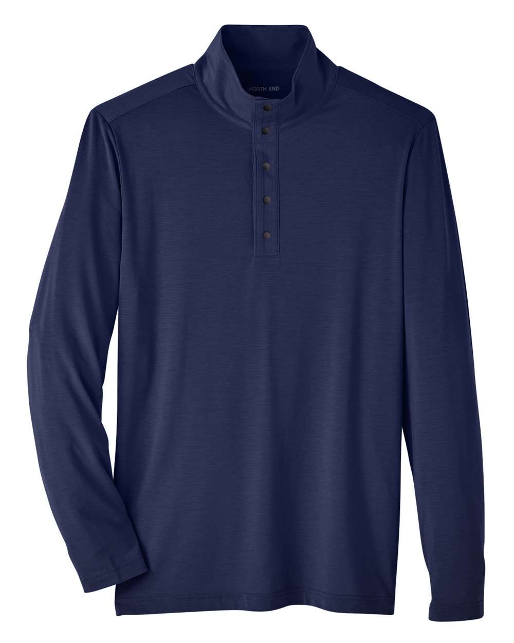 North End Men's JAQ Stretch Performance Snap-Neck Pullover - NE400 Classic Navy