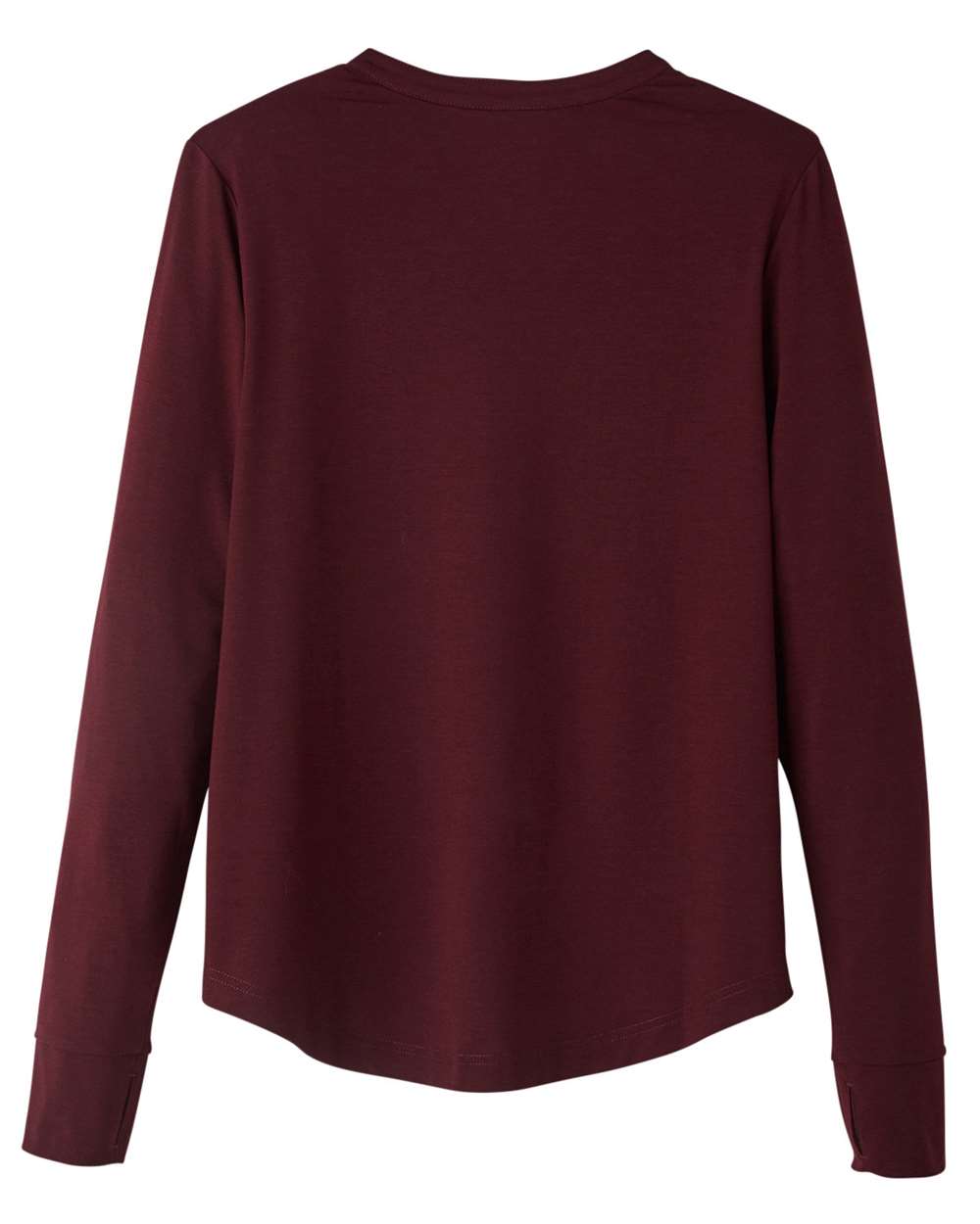 North End Women's JAQ Stretch Performance V-Neck Snap Pullover - NE400W Burgundy