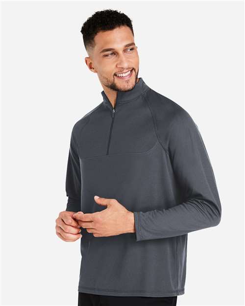 North End Men's Revive Coolcore® Quarter-Zip Pullover - NE410 Carbon