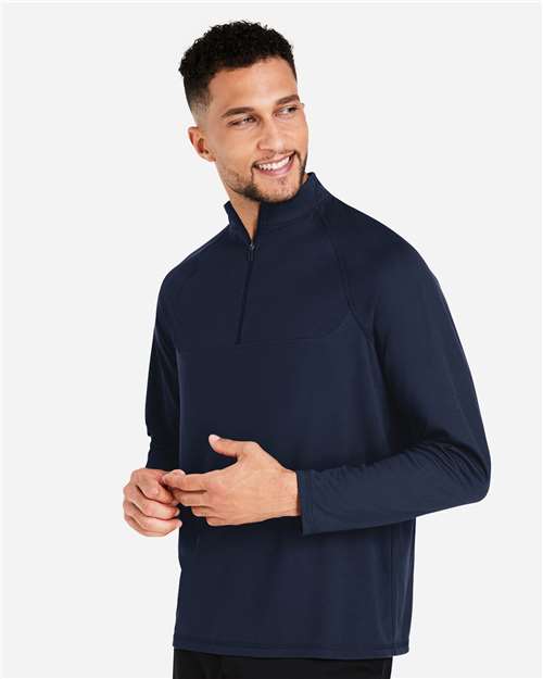 North End Men's Revive Coolcore® Quarter-Zip Pullover - NE410 Classic Navy