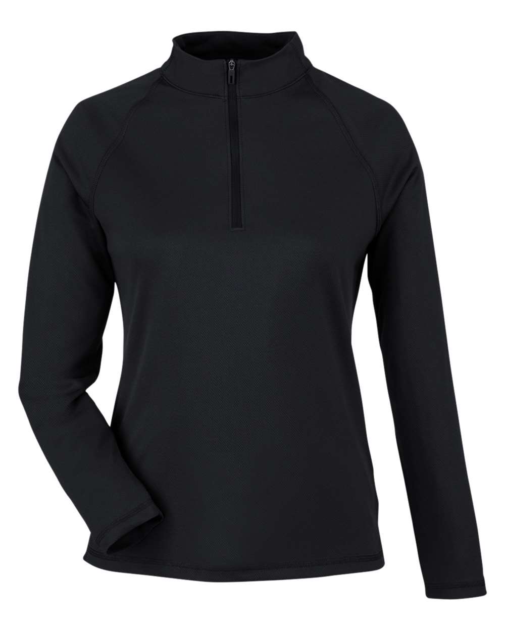 North End Women's Revive Coolcore® Quarter-Zip Pullover - NE410W Black