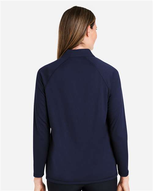 North End Women's Revive Coolcore® Quarter-Zip Pullover - NE410W Classic Navy