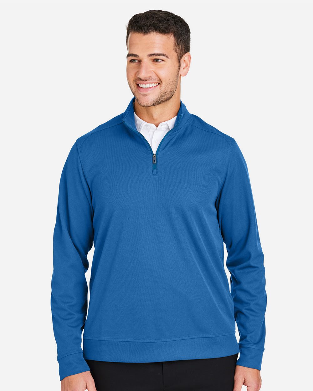 North End Men's Express Tech Performance Pique Quarter-Zip Pullover - NE412
