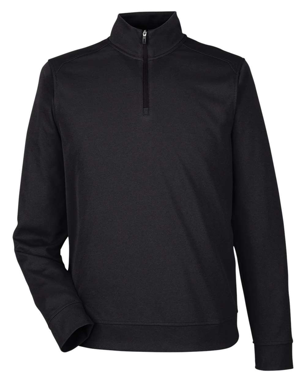 North End Men's Express Tech Performance Pique Quarter-Zip Pullover - NE412 Black