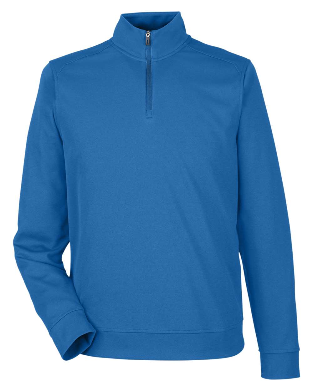North End Men's Express Tech Performance Pique Quarter-Zip Pullover - NE412 Light Nautical Blue
