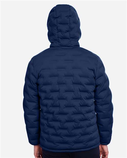 North End Men's Loft Puffer Jacket - NE708 Classic Navy- Carbon
