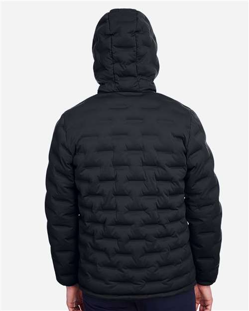 North End Men's Loft Puffer Jacket - NE708 Black- Carbon