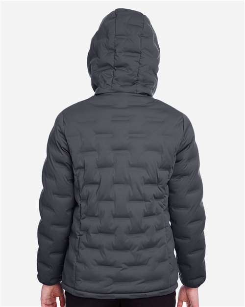 North End Women's Loft Puffer Jacket - NE708W Carbon- Black