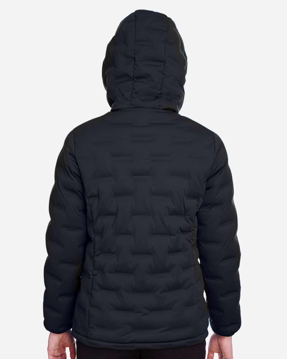 North End Women's UTK SubDown Loft Puffer Jacket - NE708W Black- Carbon