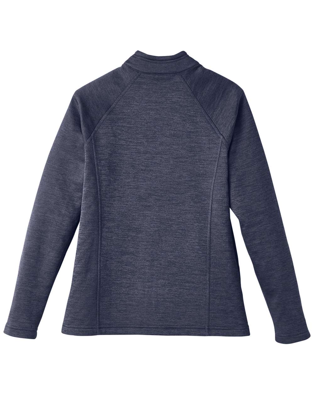 North End Women's Flux 2.0 Full-Zip Jacket - NE712W Classic Navy Heather- Carbon