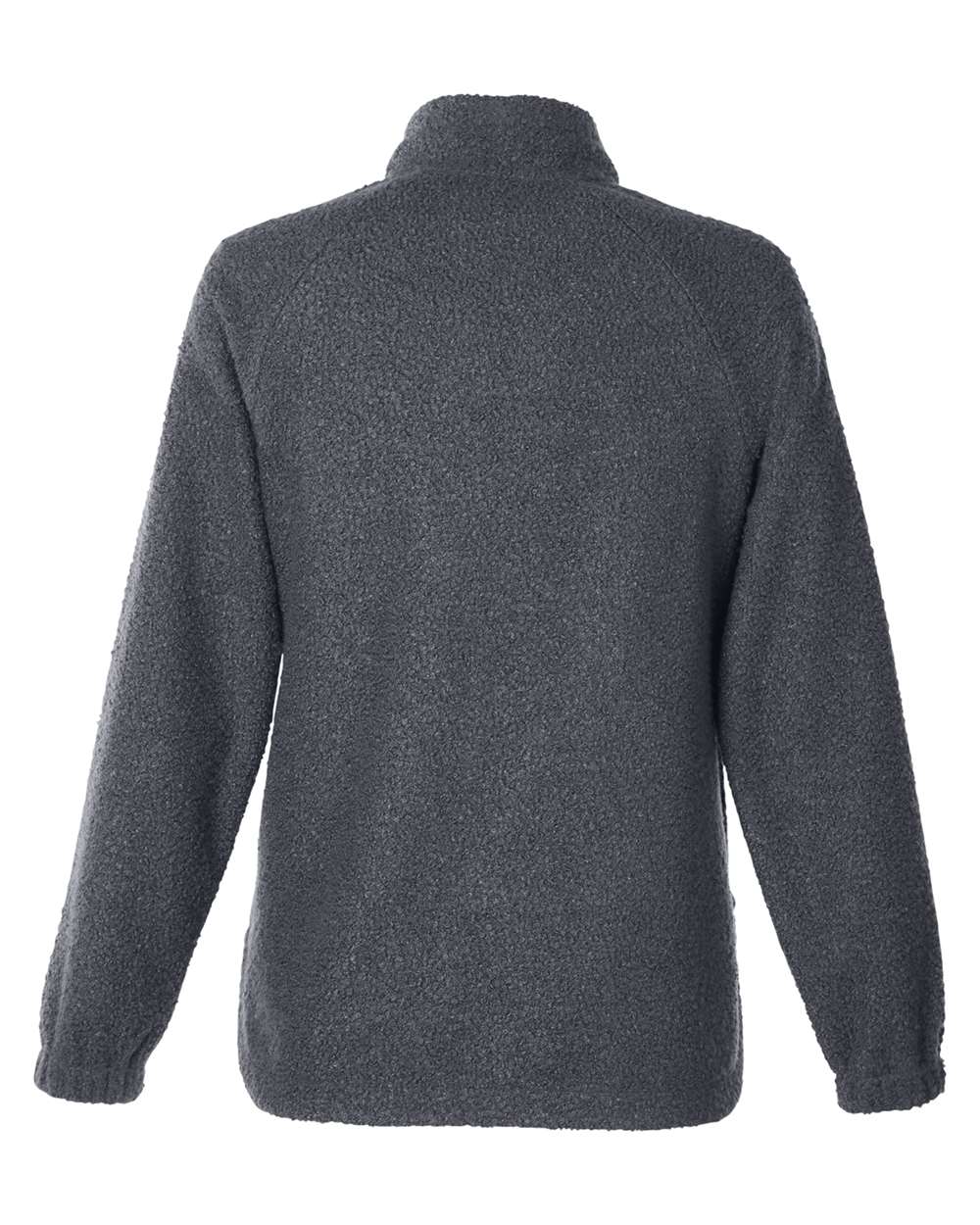 North End Women's Aura Sweater Fleece Quarter-Zip Pullover - NE713W Carbon- Carbon
