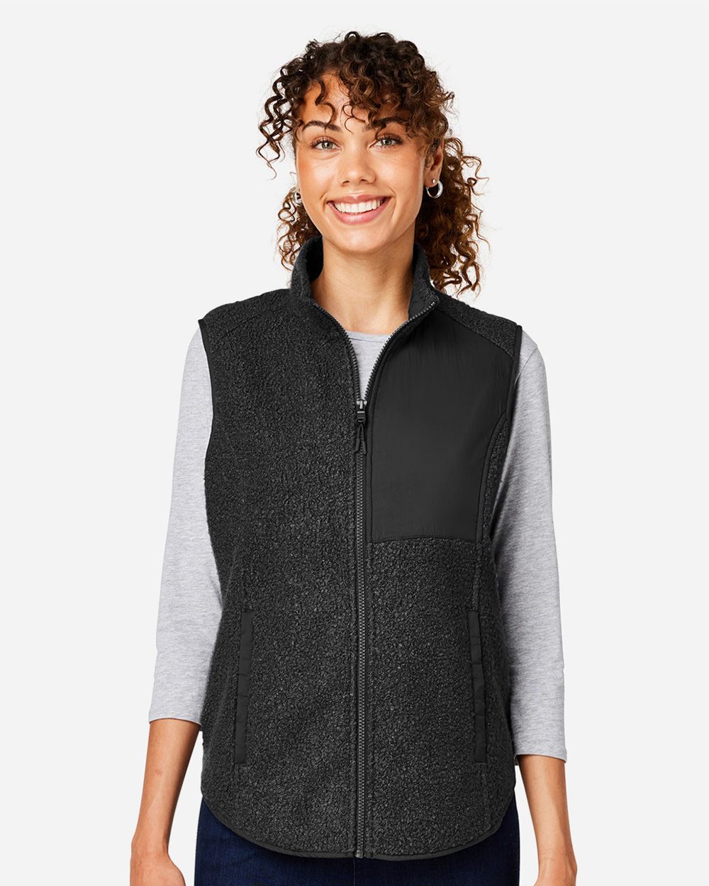 North End Women's Aura Sweater Fleece Vest - NE714W