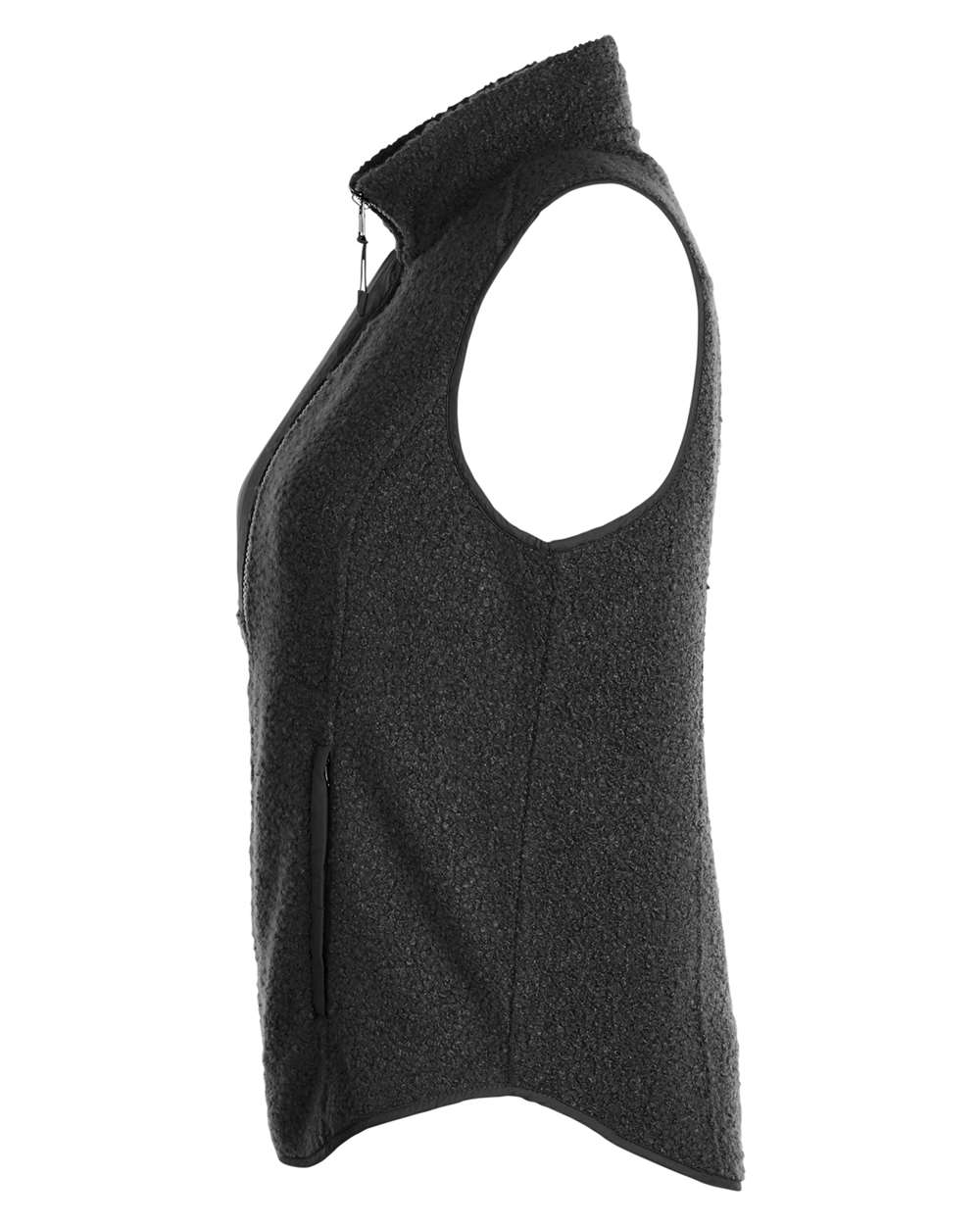 North End Women's Aura Sweater Fleece Vest - NE714W Black- Black