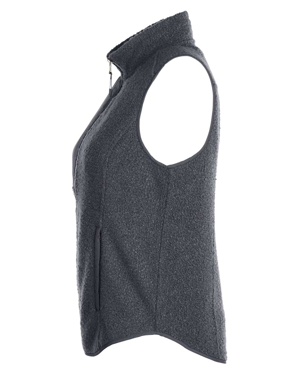 North End Women's Aura Sweater Fleece Vest - NE714W Carbon- Carbon