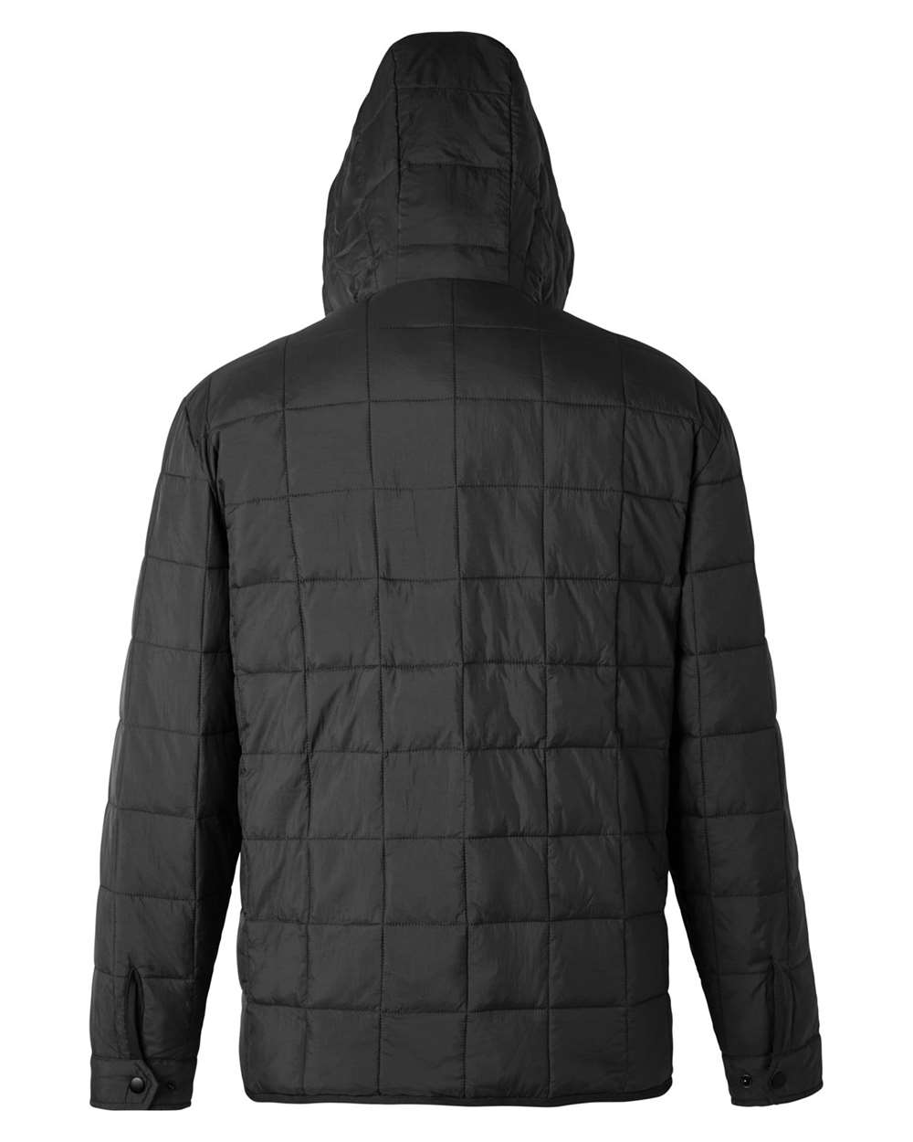 North End Unisex Aura Packable Anorak - NE722 Black