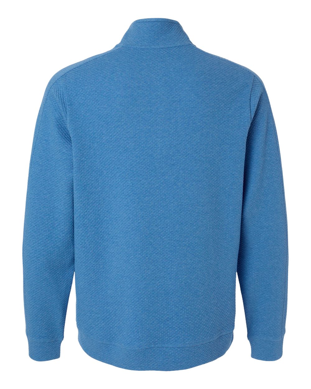 North End Men's Spirit Textured Quarter-Zip Pullover - NE725 Light Nautical Blue Heather