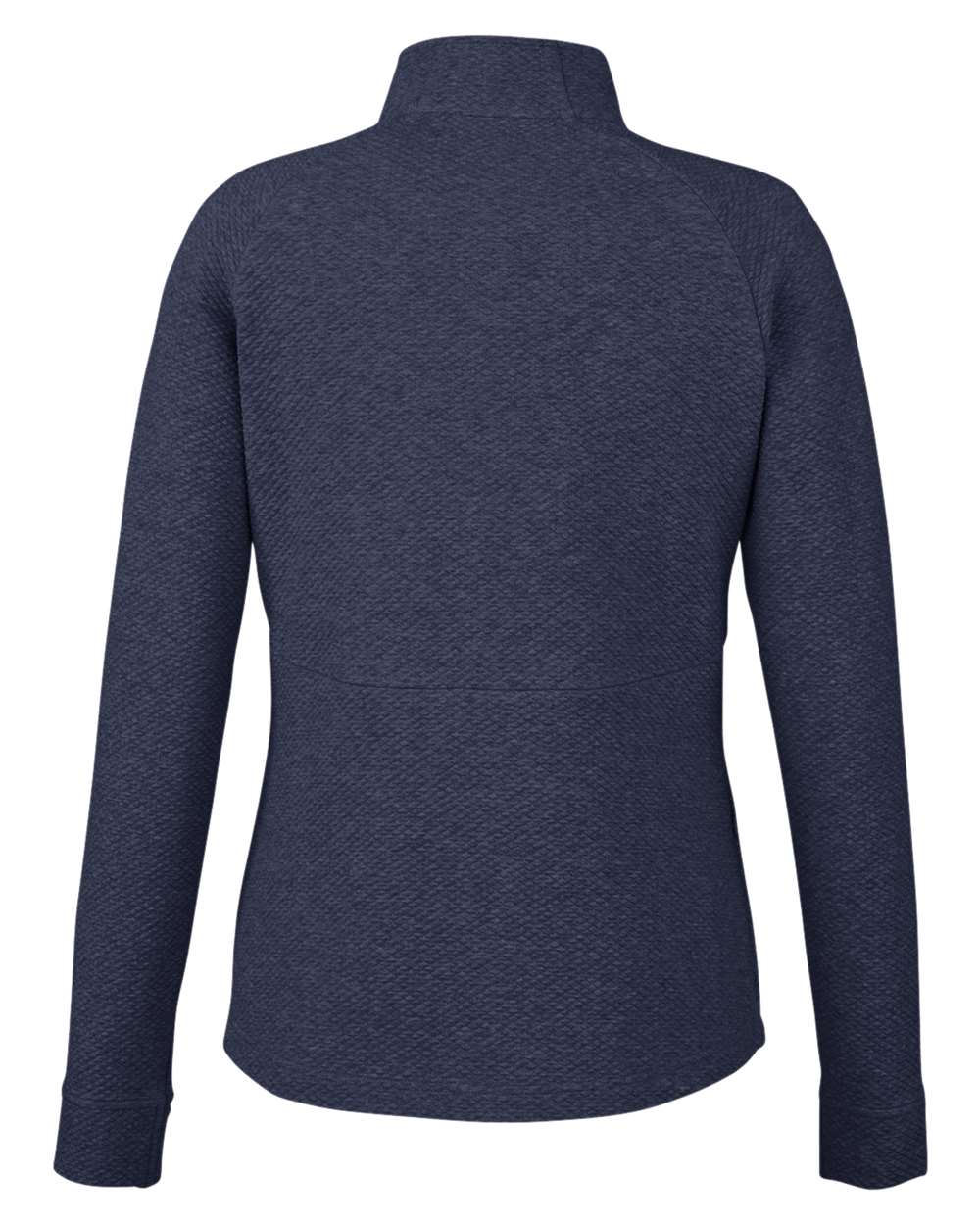 North End Women's Spirit Textured Quarter-Zip Pullover - NE725W Classic Navy Heather