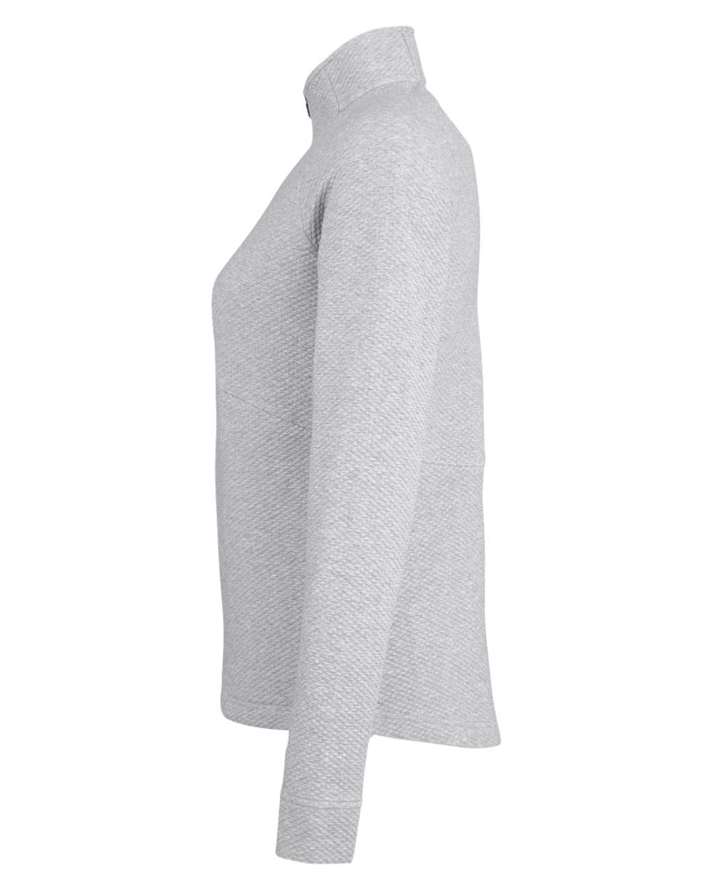 North End Women's Spirit Textured Quarter-Zip Pullover - NE725W Platinum Heather