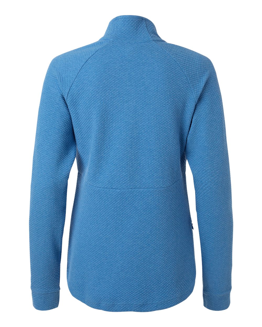 North End Women's Spirit Textured Quarter-Zip Pullover - NE725W Light Nautical Blue Heather