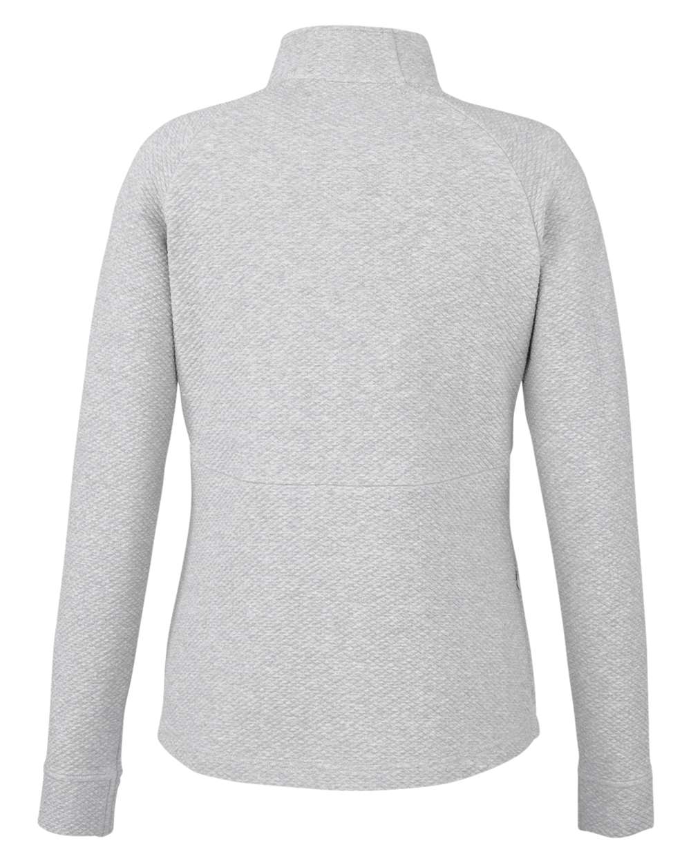 North End Women's Spirit Textured Quarter-Zip Pullover - NE725W Platinum Heather