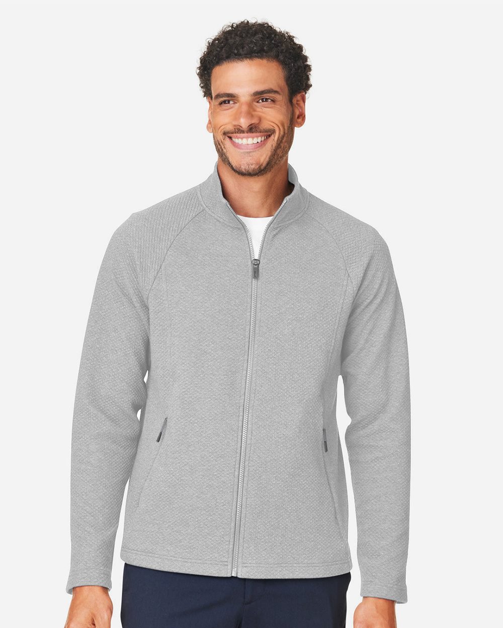 Core365 Men's Spirit Textured Full-Zip - NE727