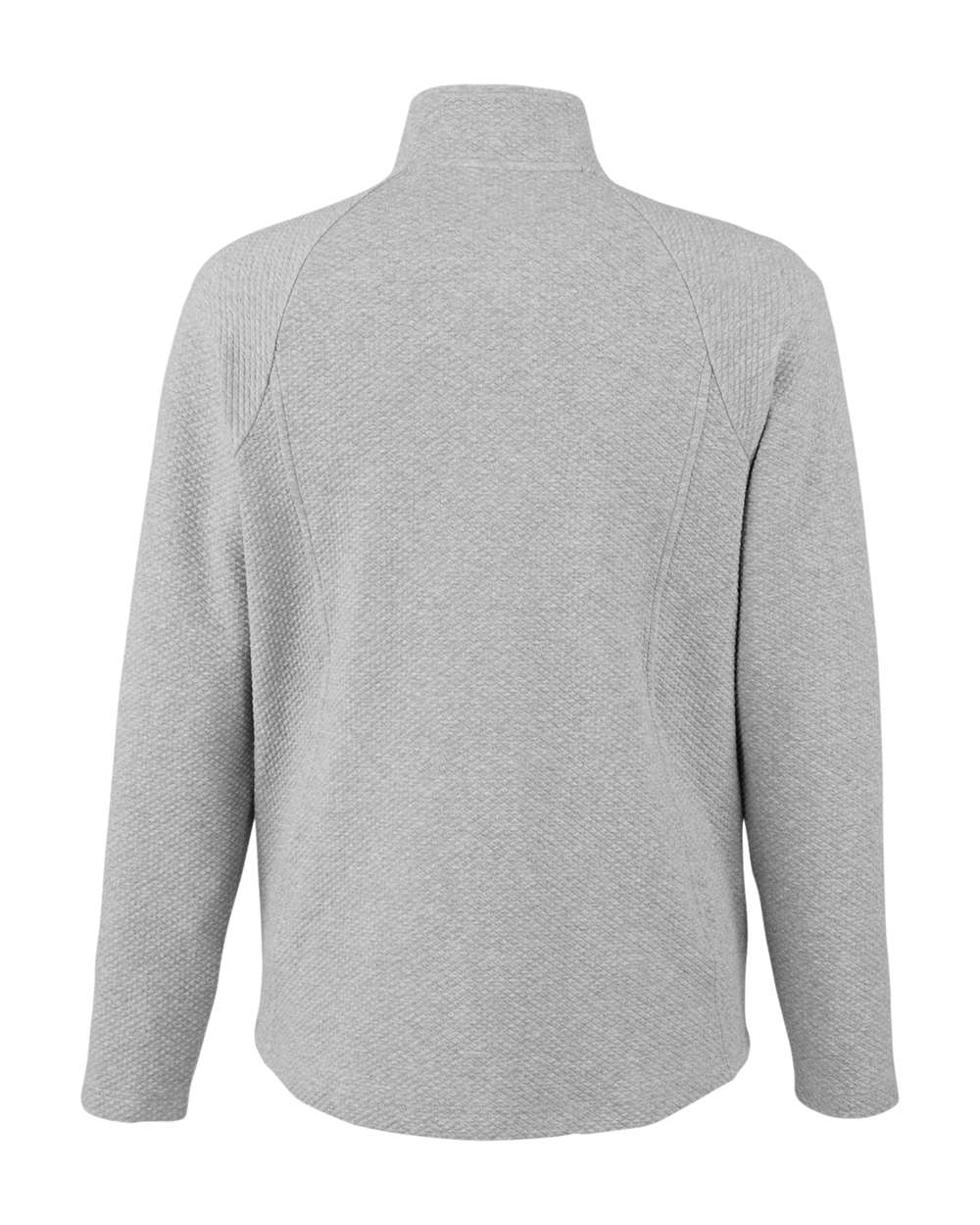 North End Men's Spirit Textured Full-Zip - NE727 Platinum Heather