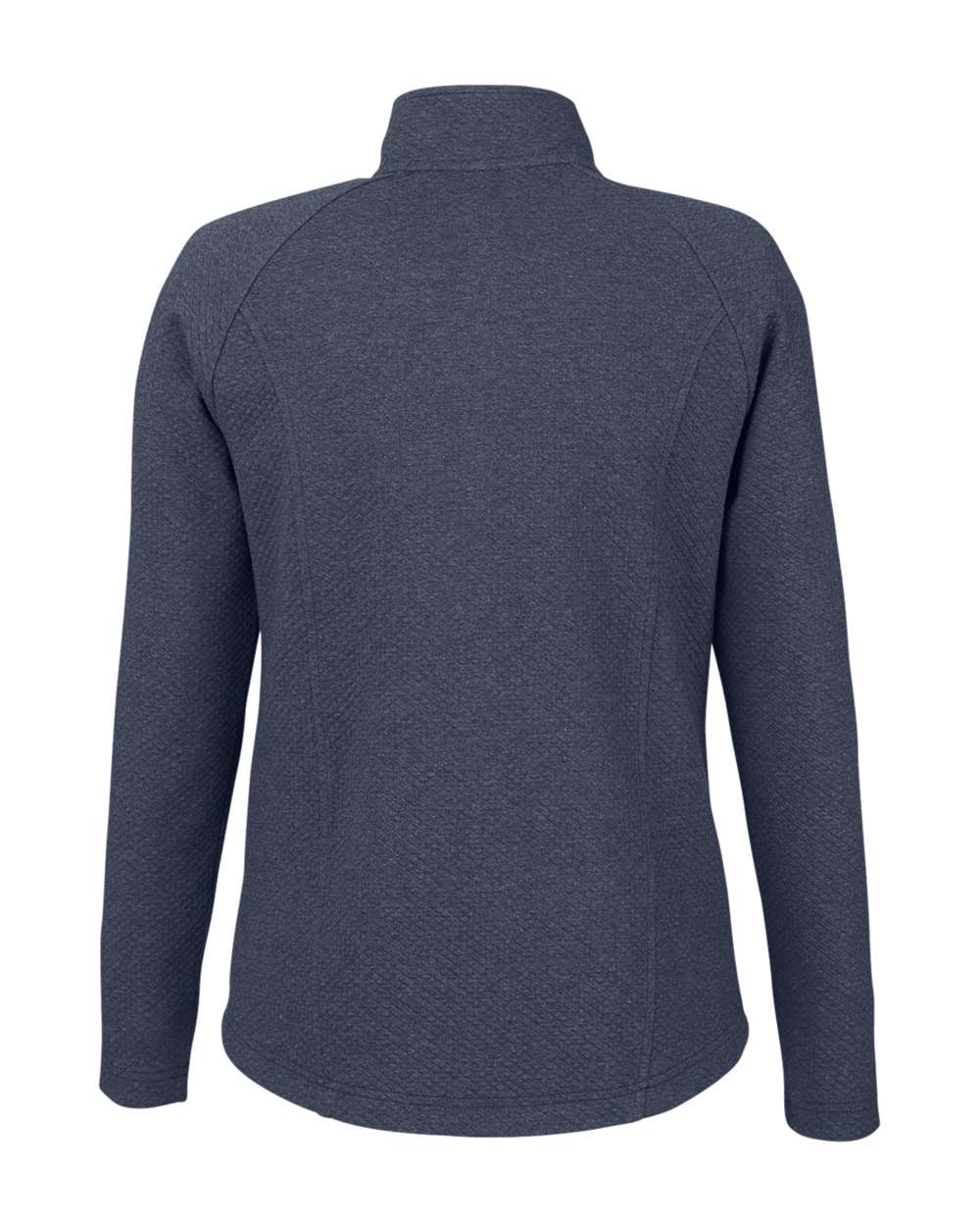 North End Women's Spirit Textured Full-Zip - NE727W Classic Navy Heather